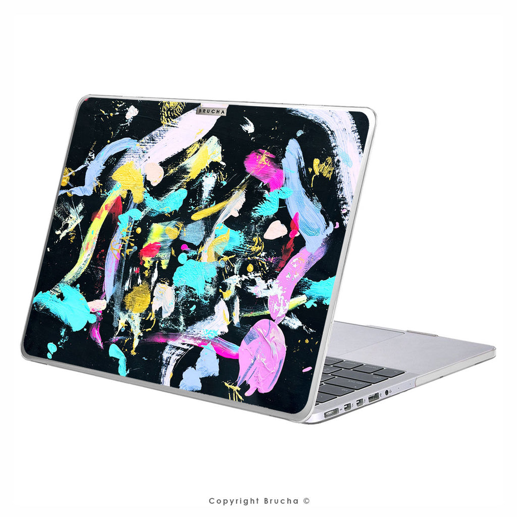 Funda ultra protectora para MacBook pintada a mano pieza única - Nairobi