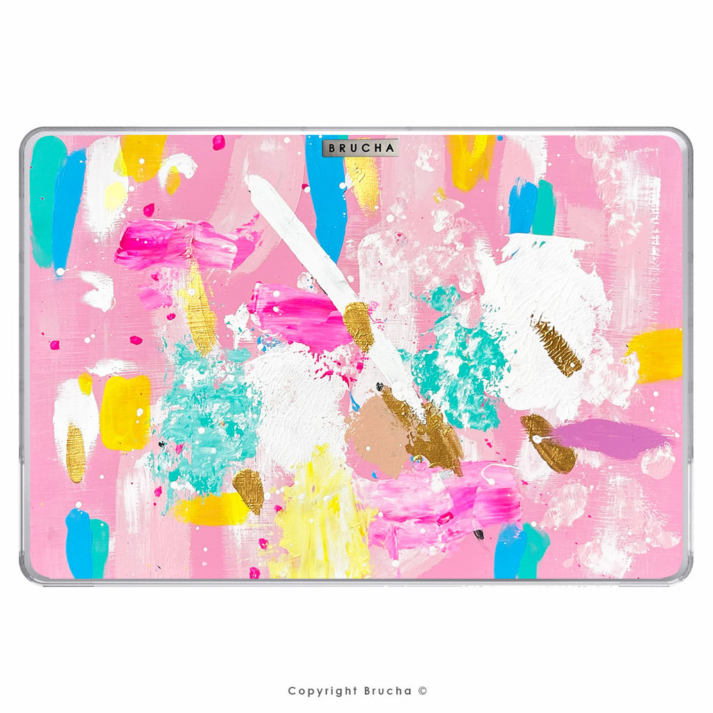 Funda ultra protectora para MacBook pintada a mano pieza única - Ben