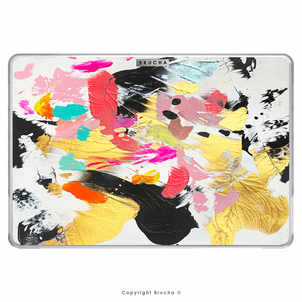 Funda ultra protectora para MacBook pintada a mano pieza única - Anne