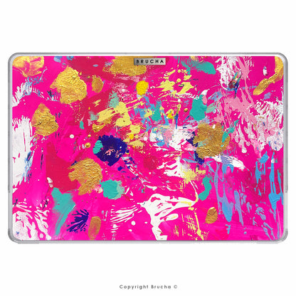 Funda ultra protectora para MacBook pintada a mano pieza única - Diamond