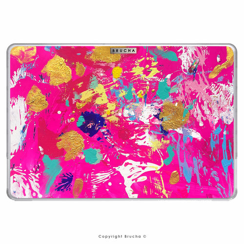 Funda ultra protectora para MacBook pintada a mano pieza única - Diamond