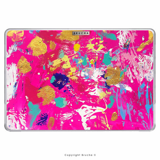 Funda ultra protectora para MacBook pintada a mano pieza única - Diamond