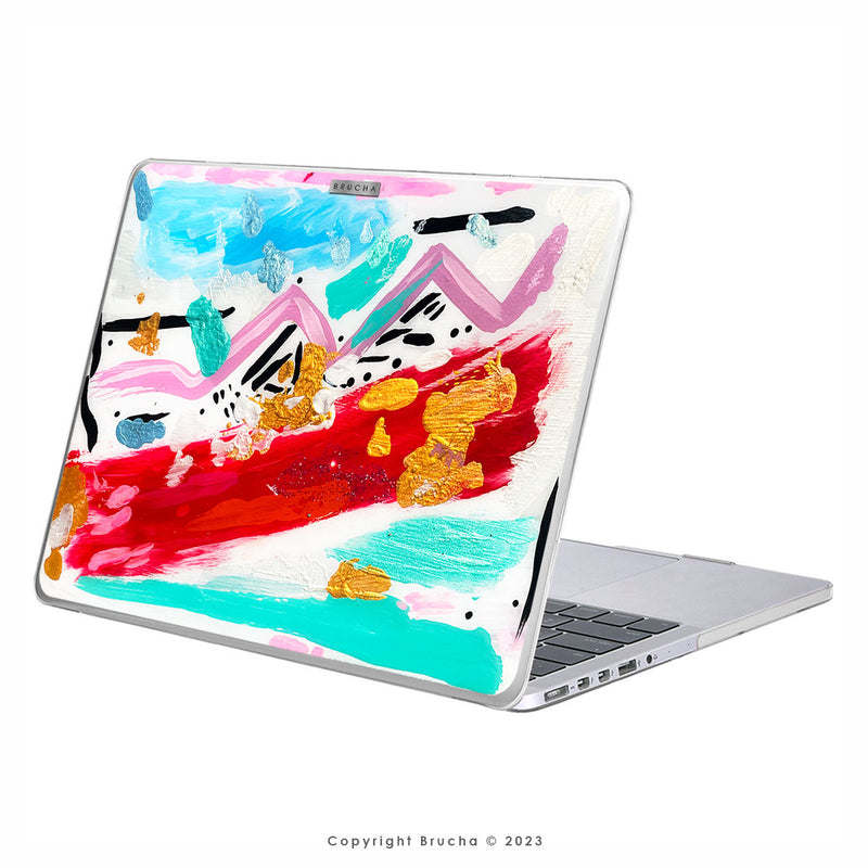 Funda ultra protectora para MacBook pintada a mano pieza única - Balu