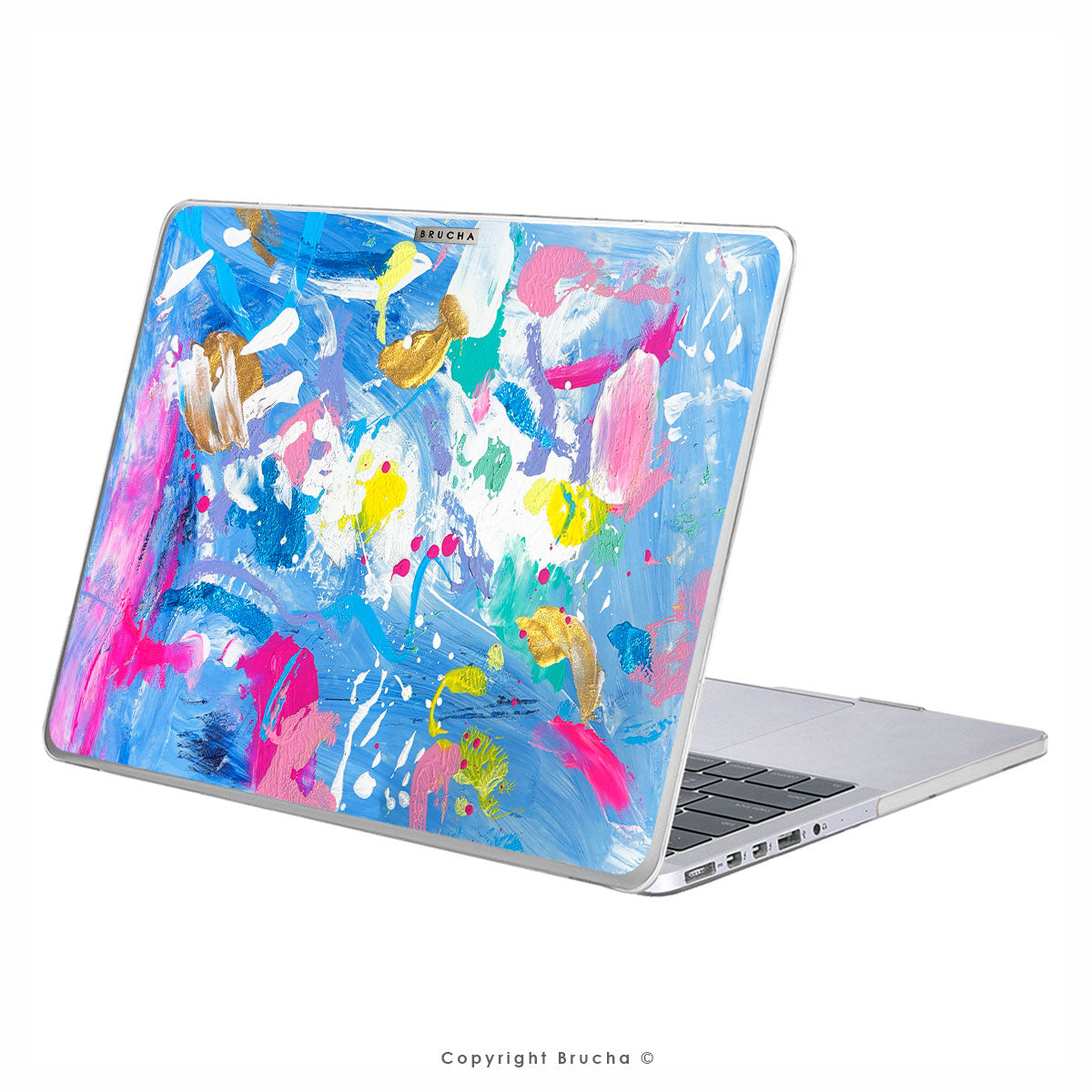 Funda ultra protectora para MacBook pintada a mano pieza única - Montana