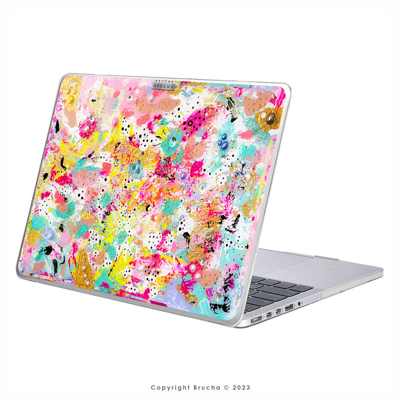 Funda ultra protectora para MacBook pintada a mano pieza única - Archie