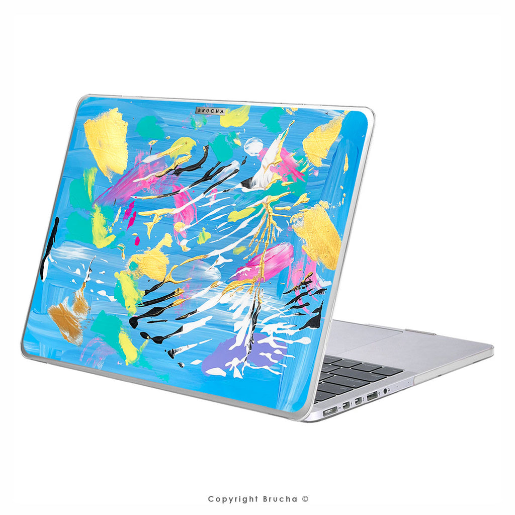 Funda ultra protectora para MacBook pintada a mano pieza única - Atlantic