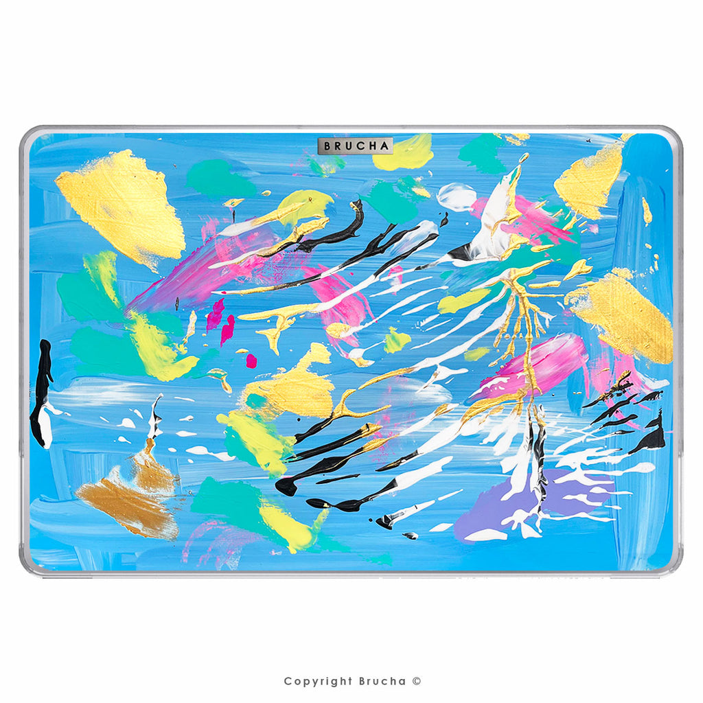 Funda ultra protectora para MacBook pintada a mano pieza única - Atlantic