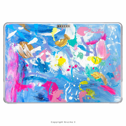 Funda ultra protectora para MacBook pintada a mano pieza única - Montana