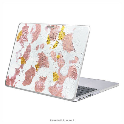 Funda ultra protectora para MacBook pintada a mano pieza única - Marble
