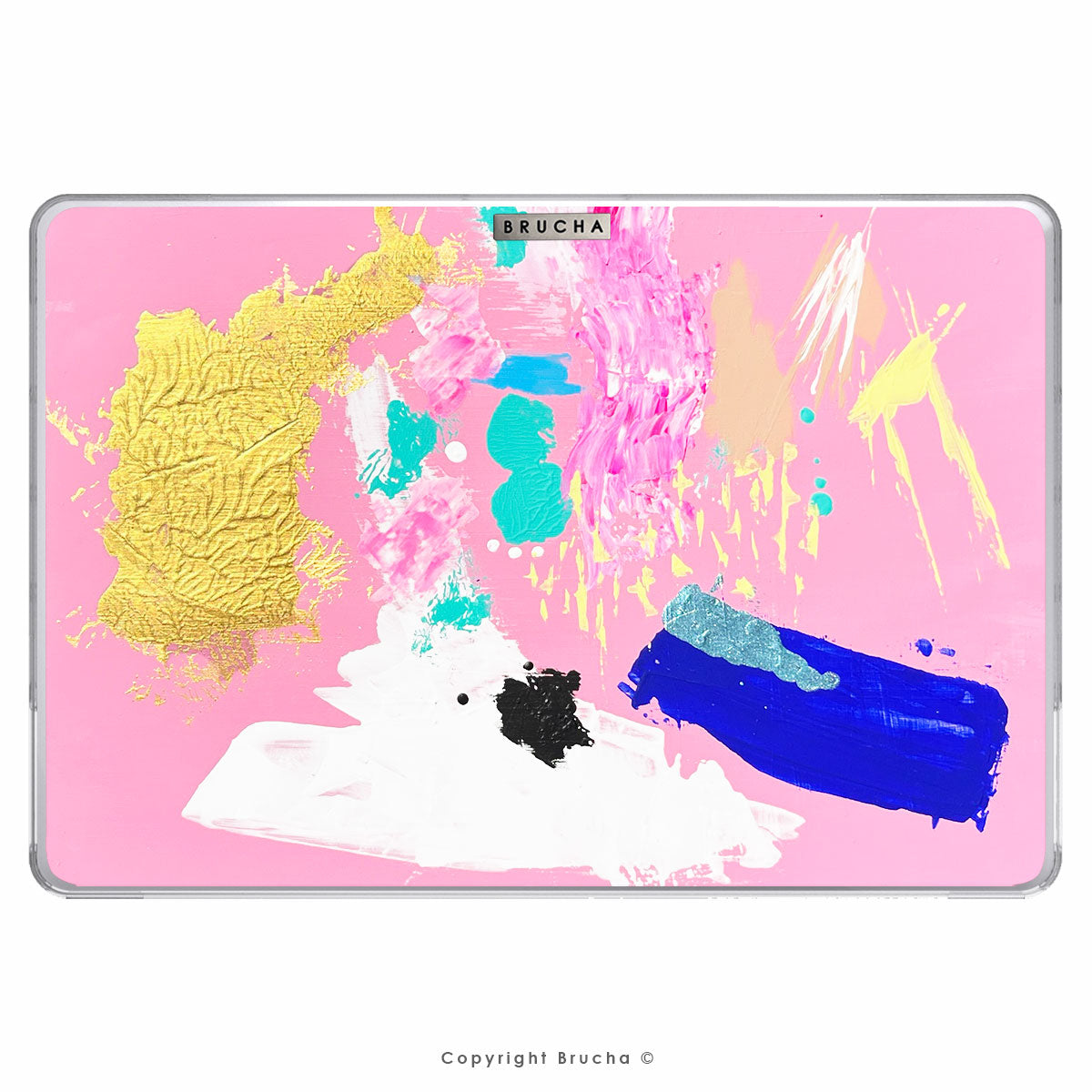 Funda ultra protectora para MacBook pintada a mano pieza única - Gum