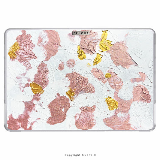 Funda ultra protectora para MacBook pintada a mano pieza única - Marble