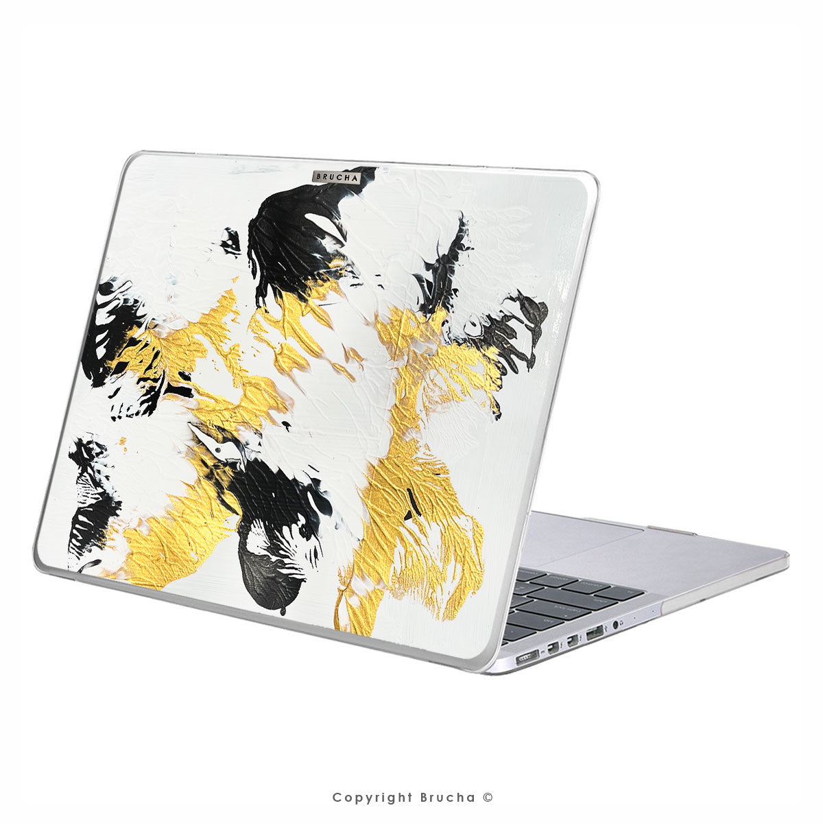 Funda ultra protectora para MacBook pintada a mano pieza única - Goldiiie
