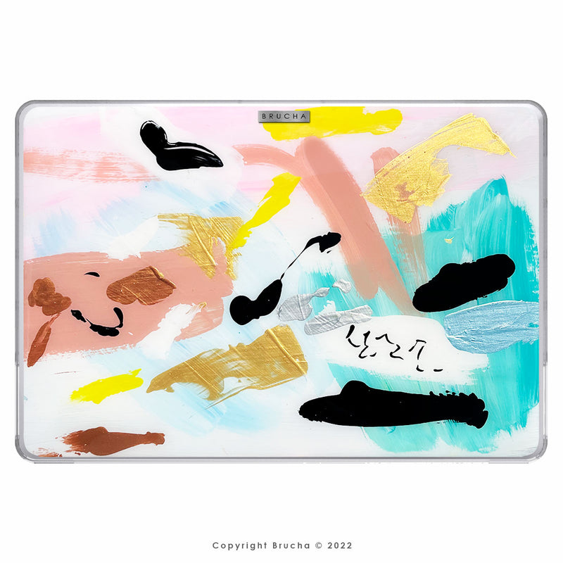 Funda ultra protectora para MacBook pintada a mano pieza única - Eva