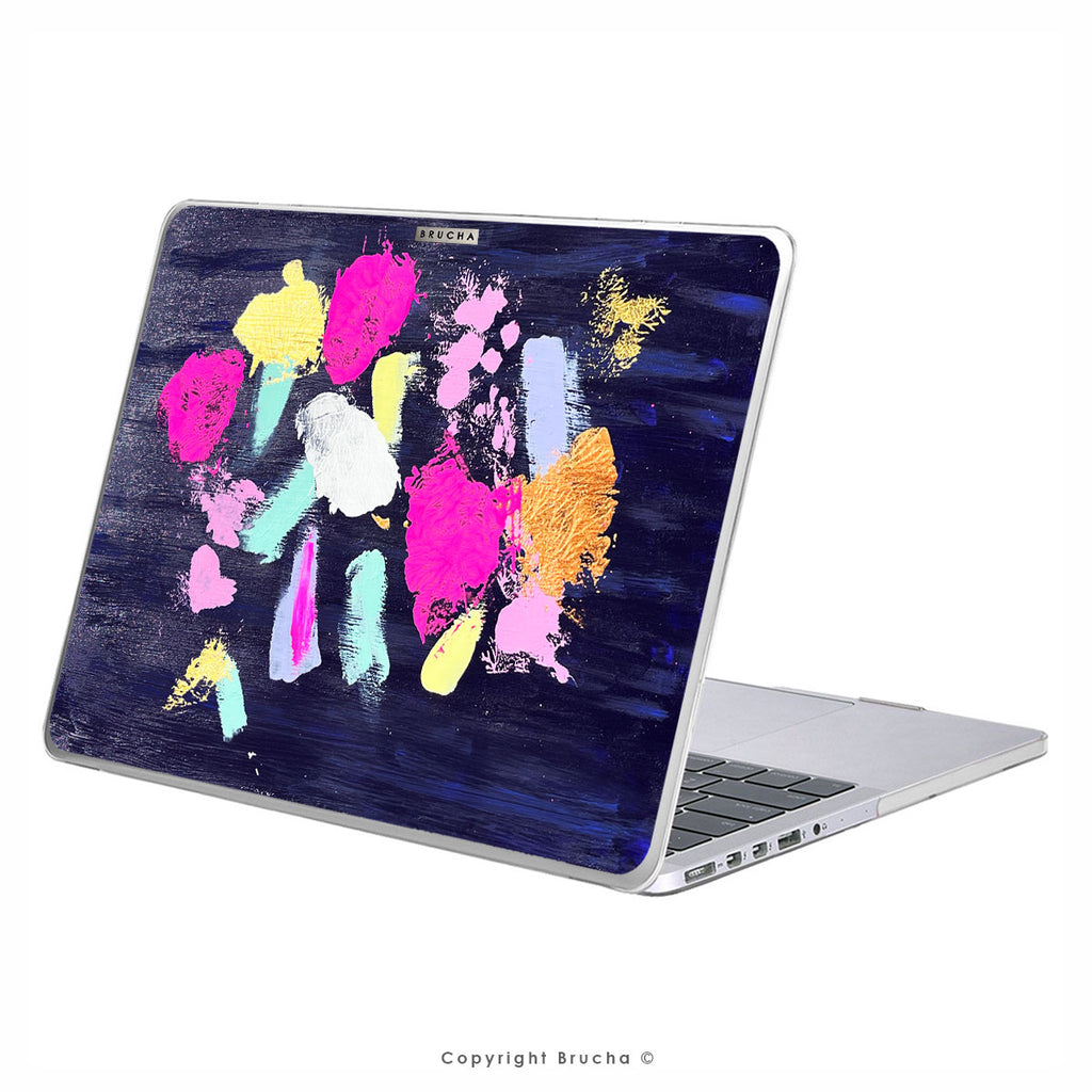 Funda ultra protectora para MacBook pintada a mano pieza única - Tom