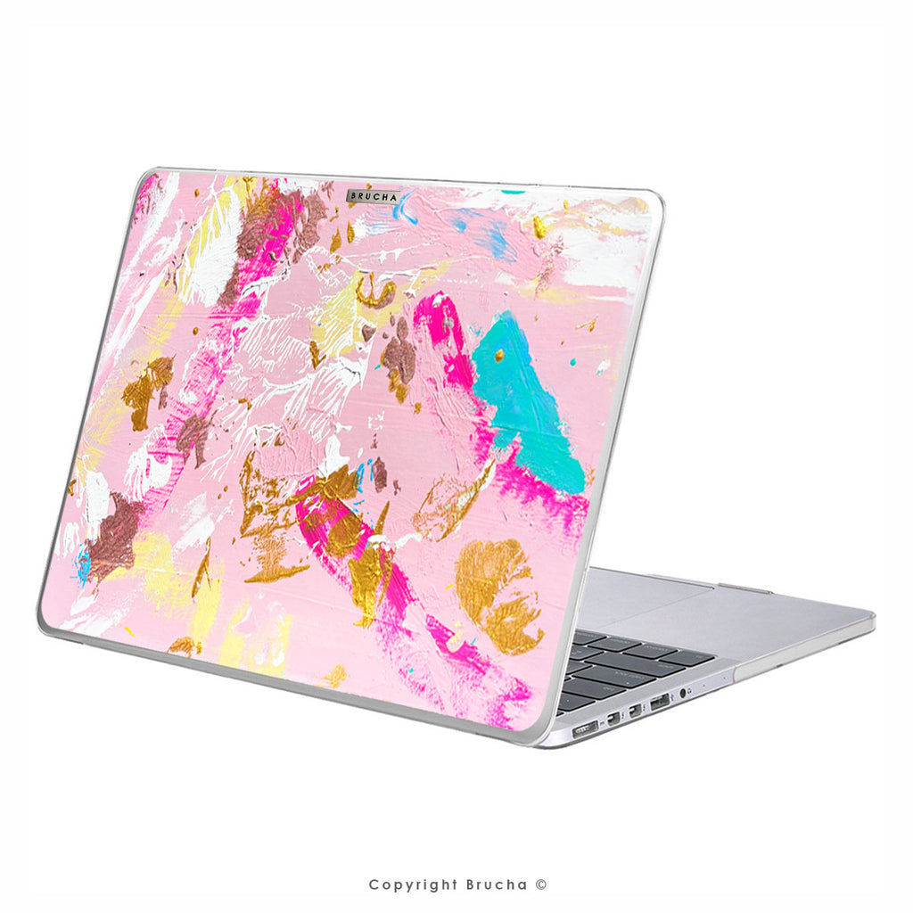 Funda ultra protectora para MacBook pintada a mano pieza única - Valencia