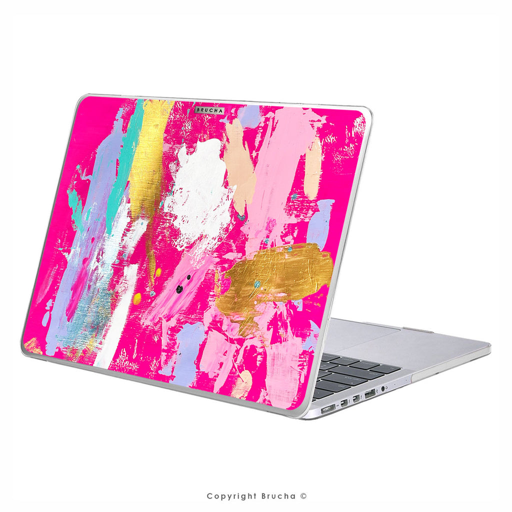 Funda ultra protectora para MacBook pintada a mano pieza única - Mario