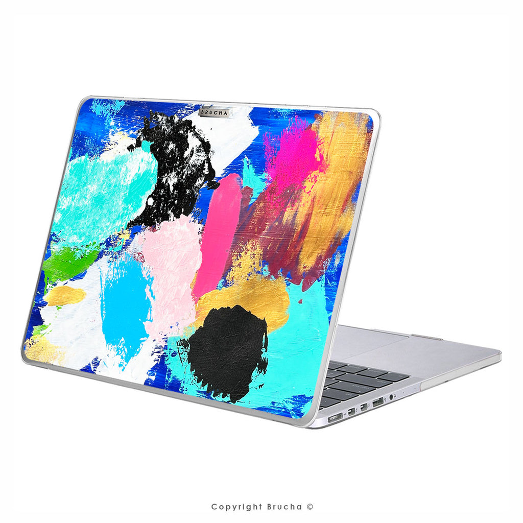 Funda ultra protectora para MacBook pintada a mano pieza única - Ito