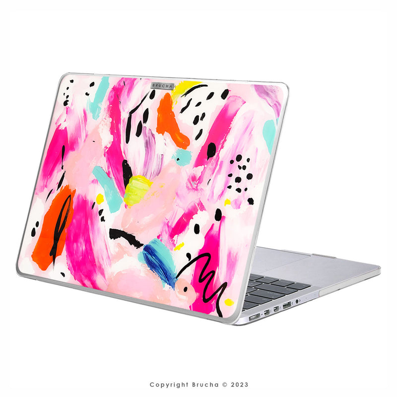 Funda ultra protectora para MacBook pintada a mano pieza única - Siena