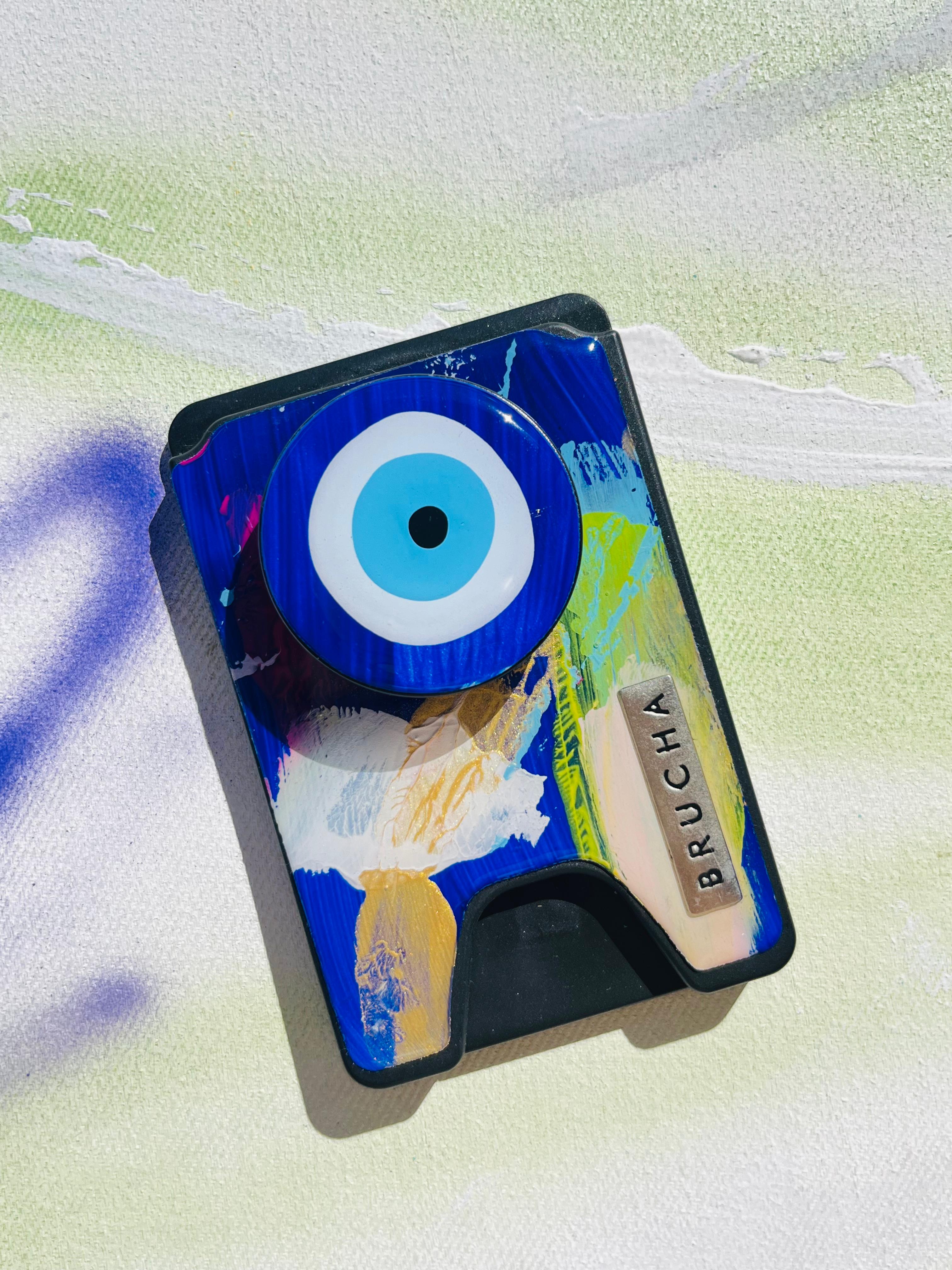 Cartera MagSafe con phone holder incluido handpainted - Ojo Turco