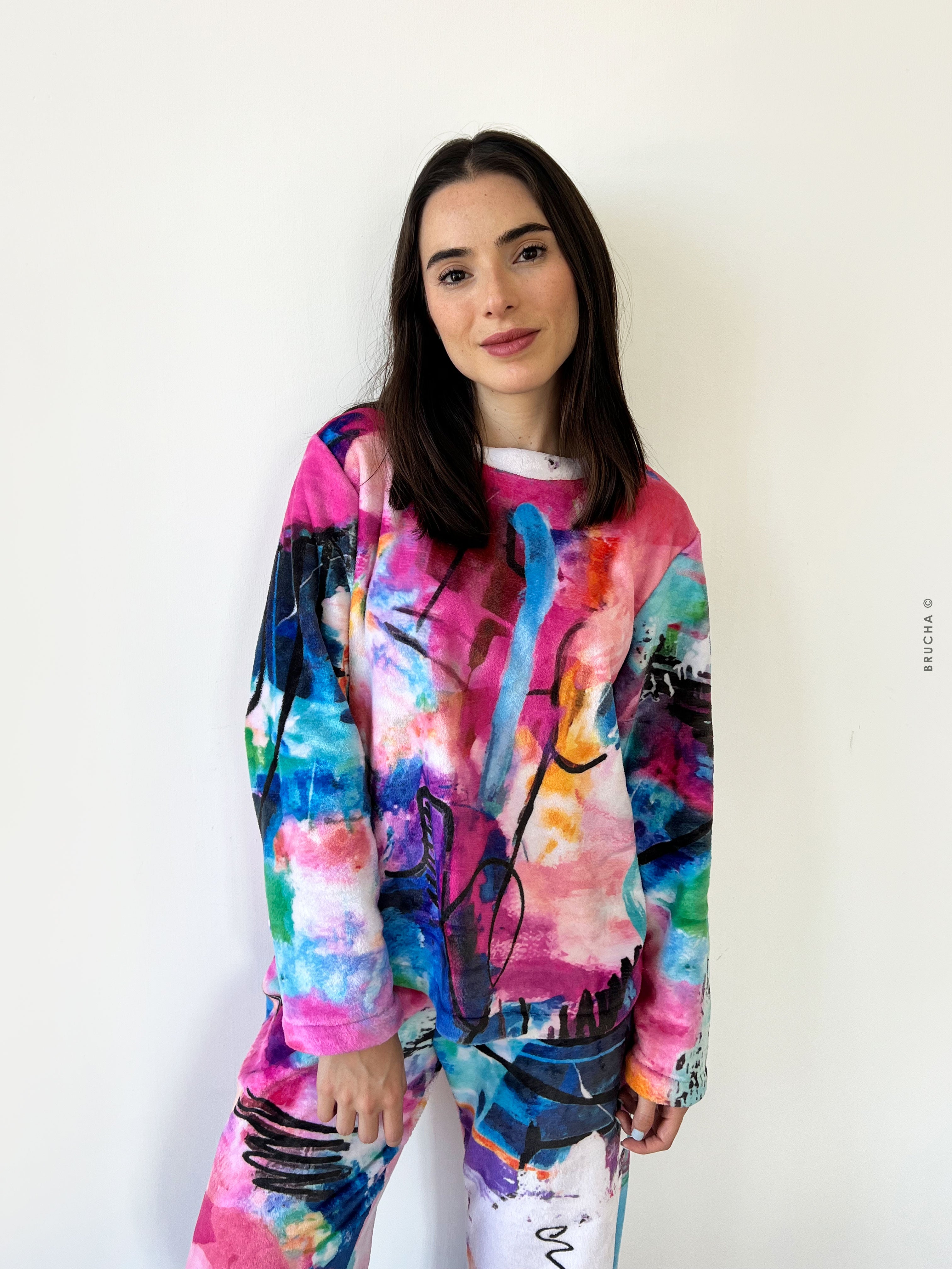 Set Pijama Polar Calientita Brucha© - Bombay