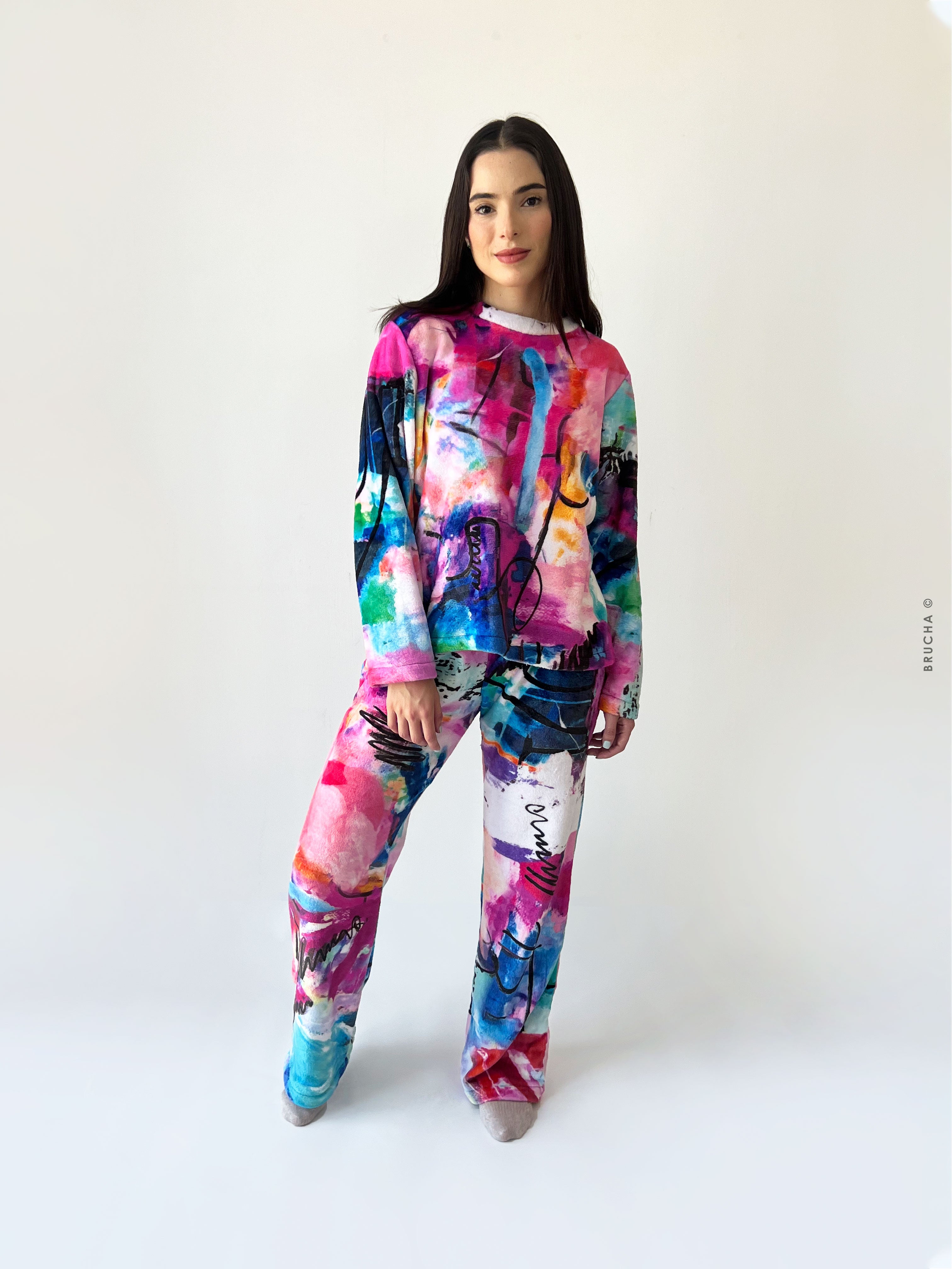 Set Pijama Polar Calientita Brucha© - Bombay