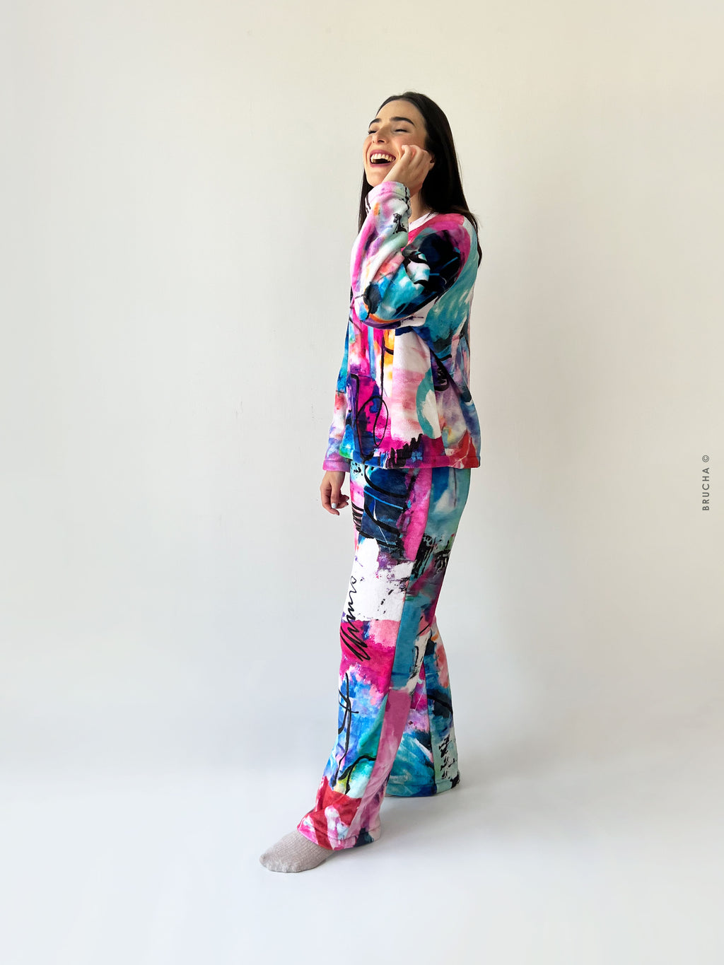 Set Pijama Polar Calientita Brucha© - Bombay