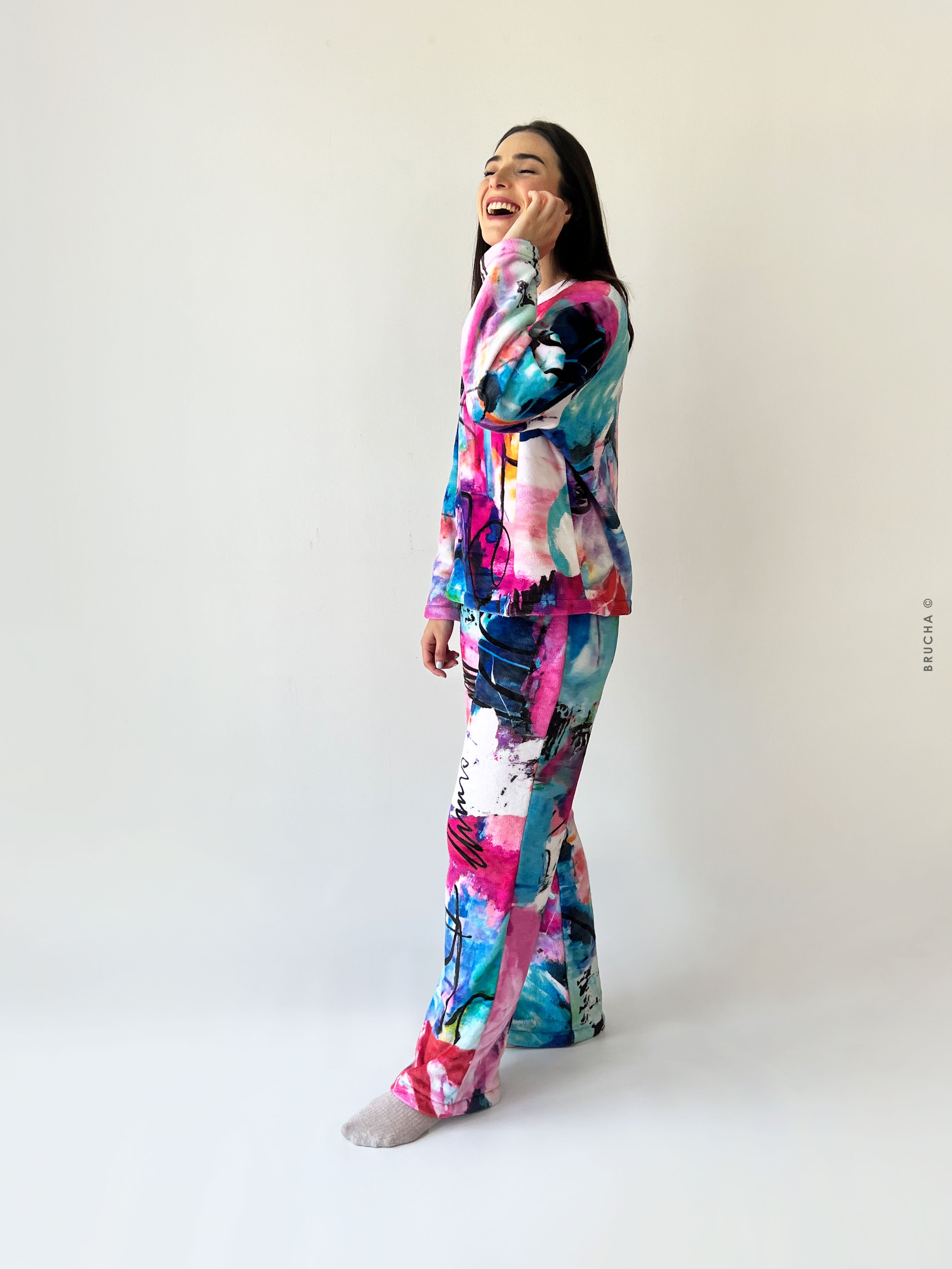 Set Pijama Polar Calientita Brucha© - Bombay