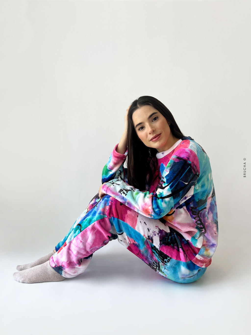 Set Pijama Polar Calientita Brucha© - Bombay