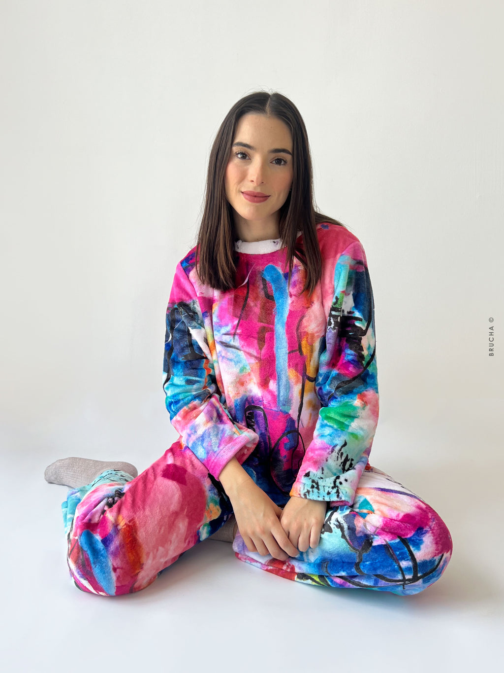 Set Pijama Polar Calientita Brucha© - Bombay