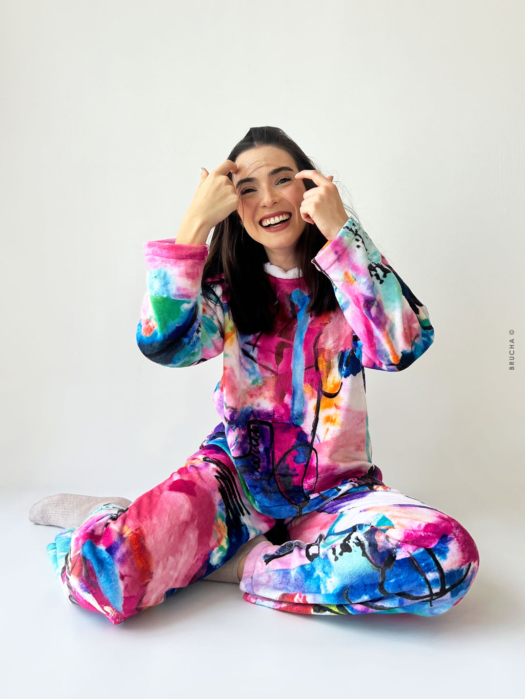 Set Pijama Polar Calientita Brucha© - Bombay