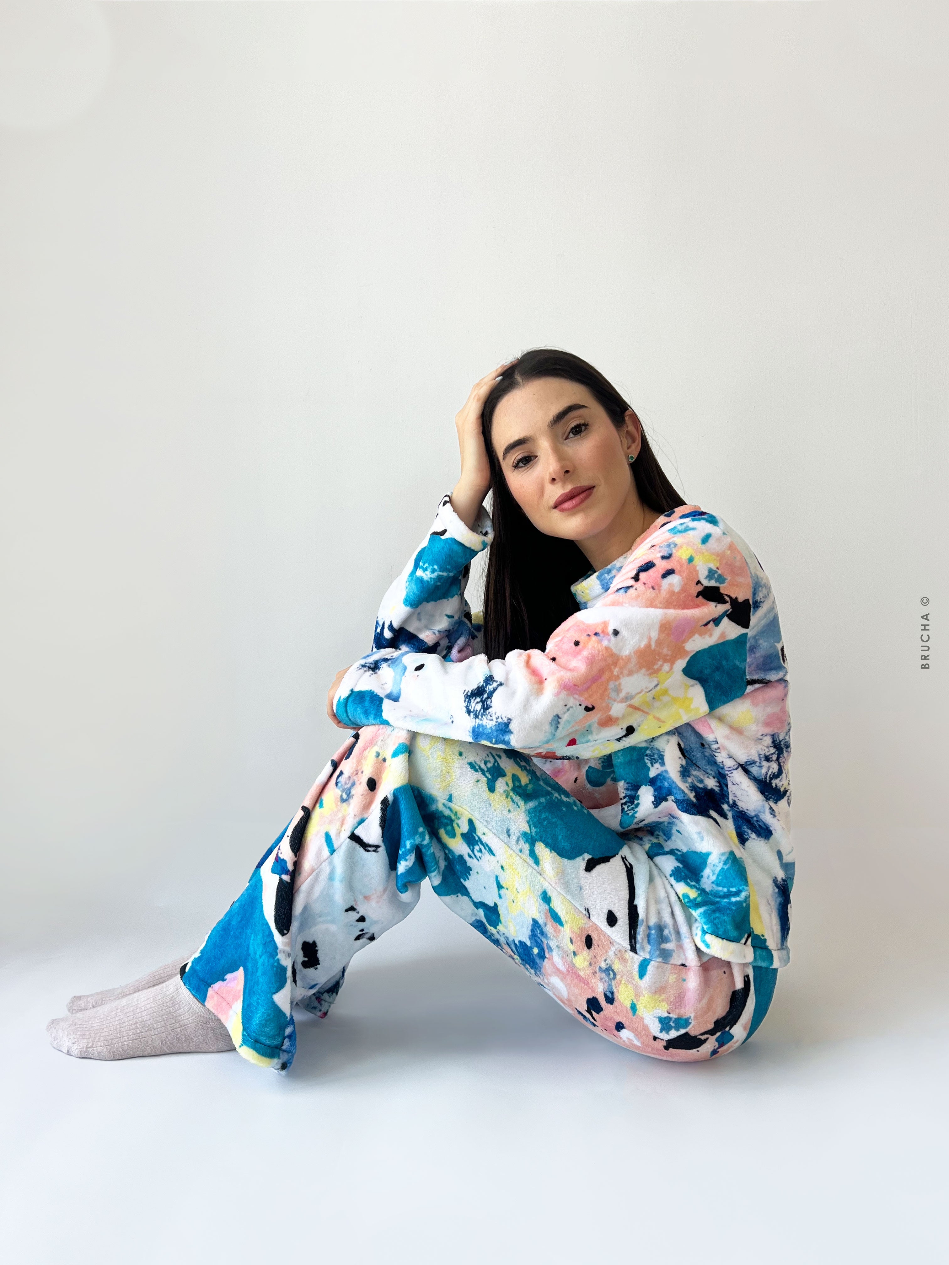 Set Pijama Polar Calientita Brucha© - Luca