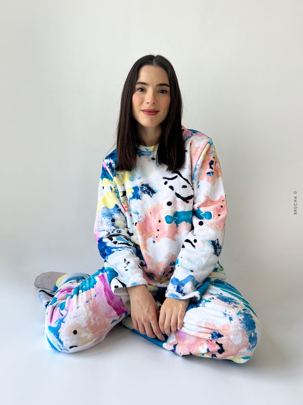 Set Pijama Polar Calientita Brucha© - Luca