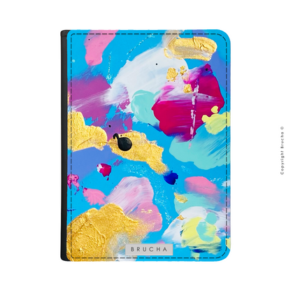 Porta pasaporte pieza única handpainted - Génova