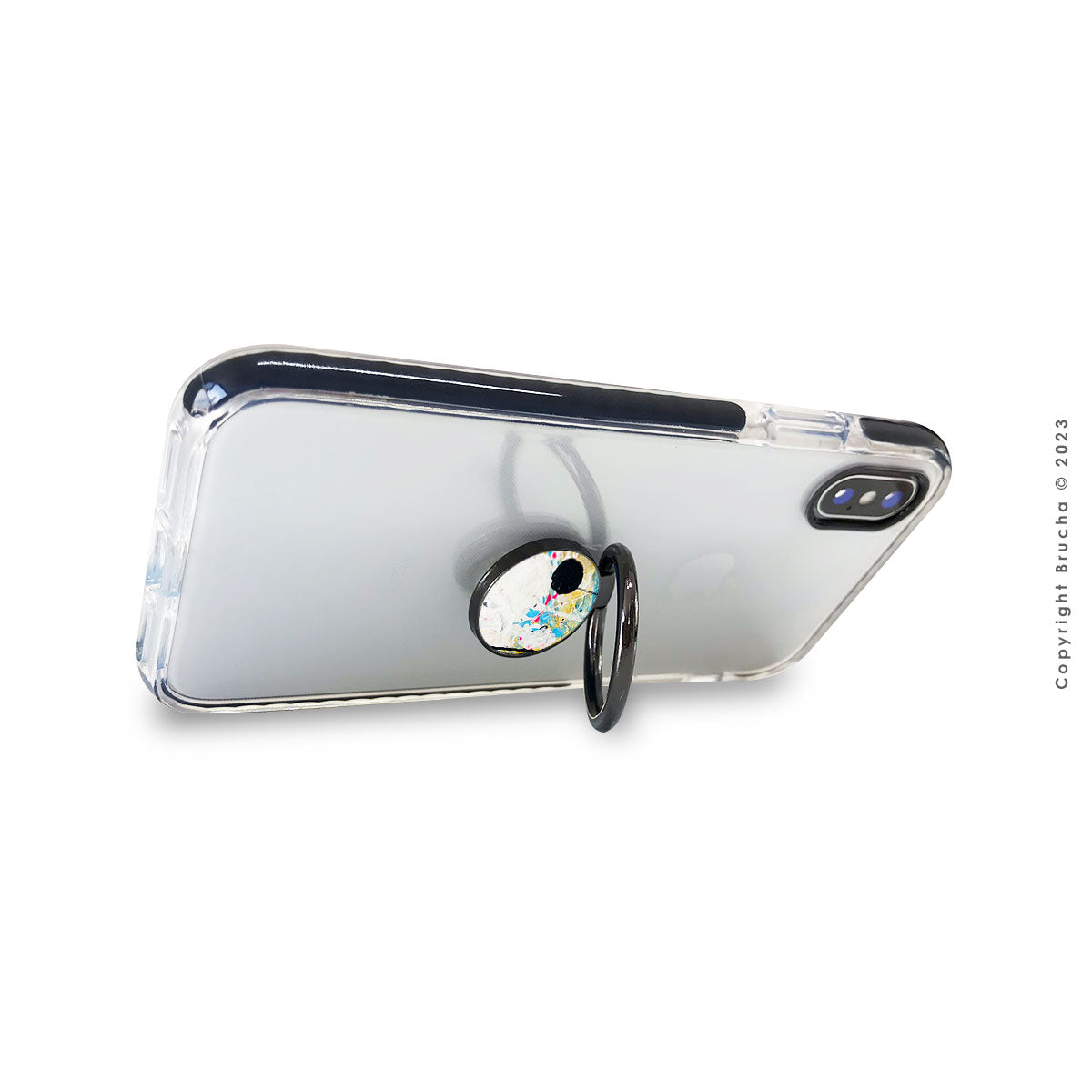 Ring Phone Holder - Sujetador para el celular universal pintado a mano - Francia