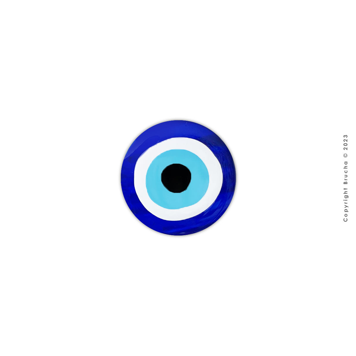 Sticker pintada a mano - Ojo Turco