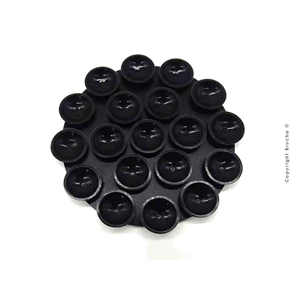 Soporte para celular MagSafe con ventosa de silicona - Black