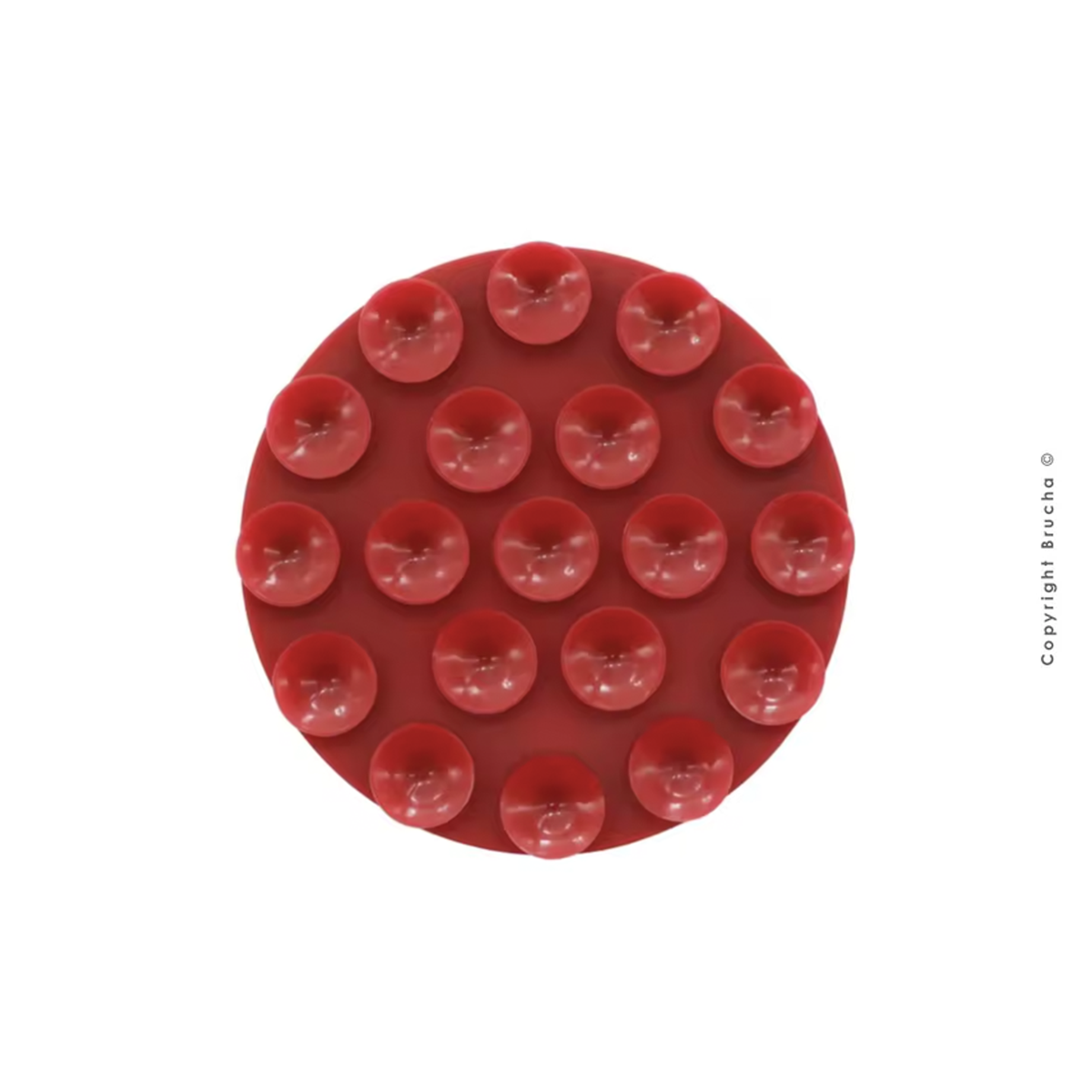 Soporte para celular MagSafe con ventosa de silicona - Tinto