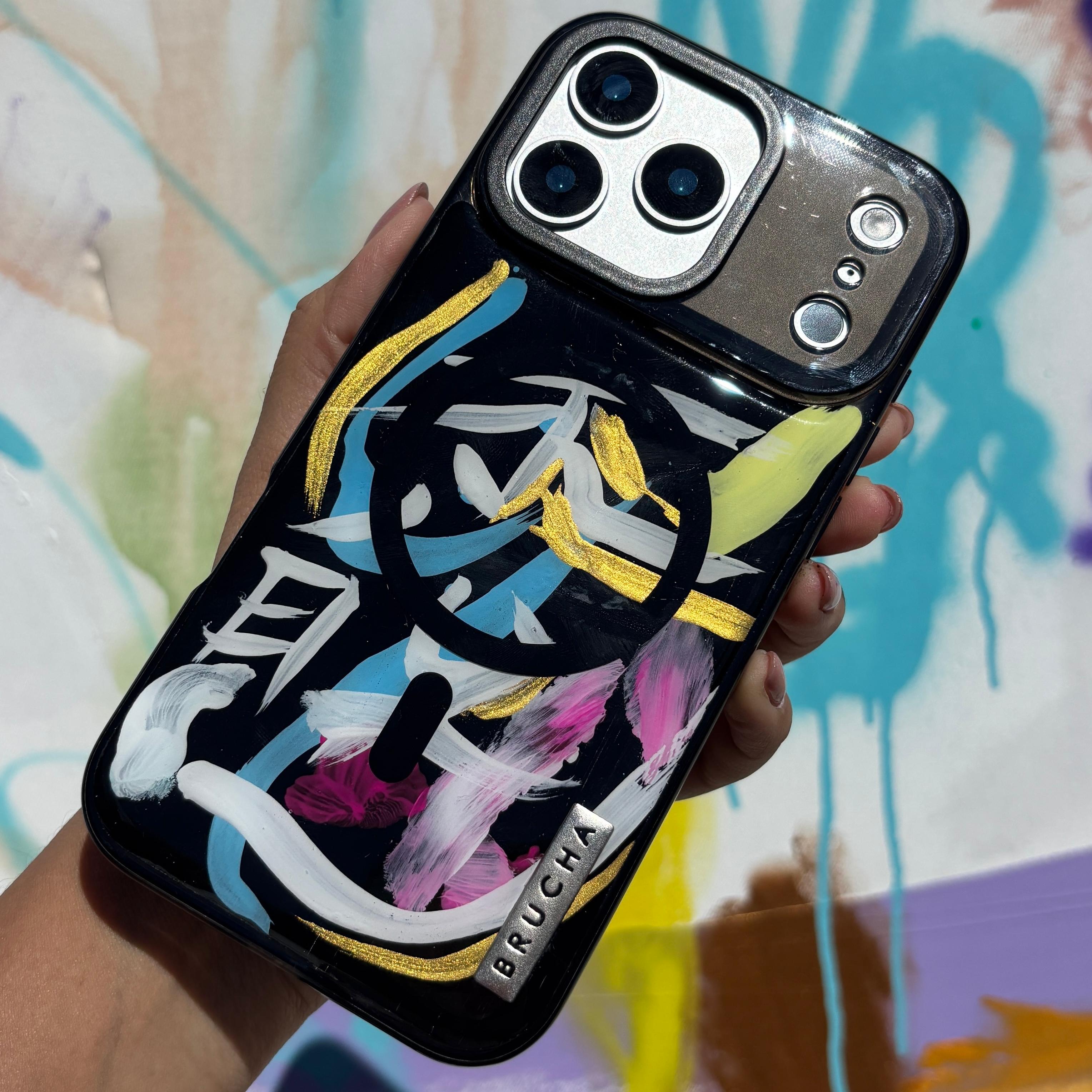 Funda Magsafe ultra protectora pintada a mano para iPhone 17 Pro Max - Vera