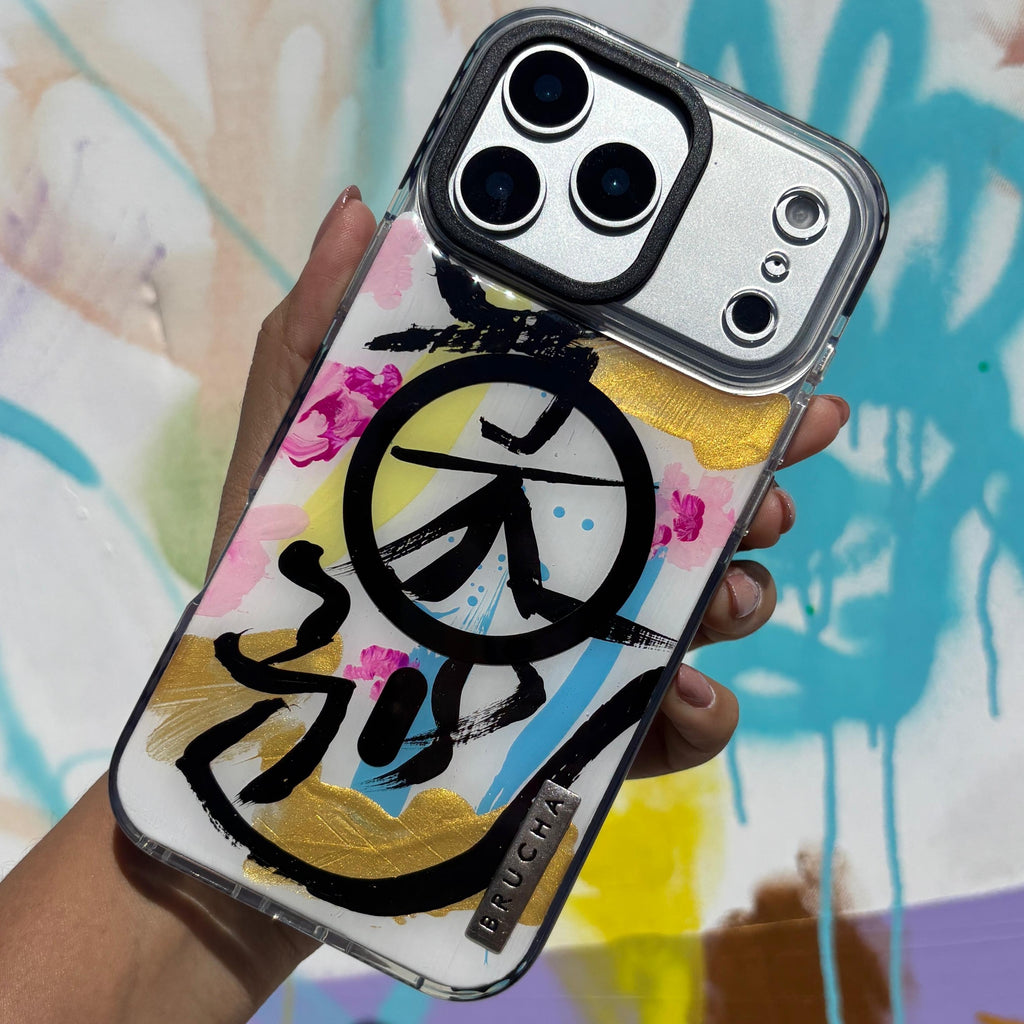 Funda Magsafe ultra protectora pintada a mano para iPhone 17 Pro Max - Aero