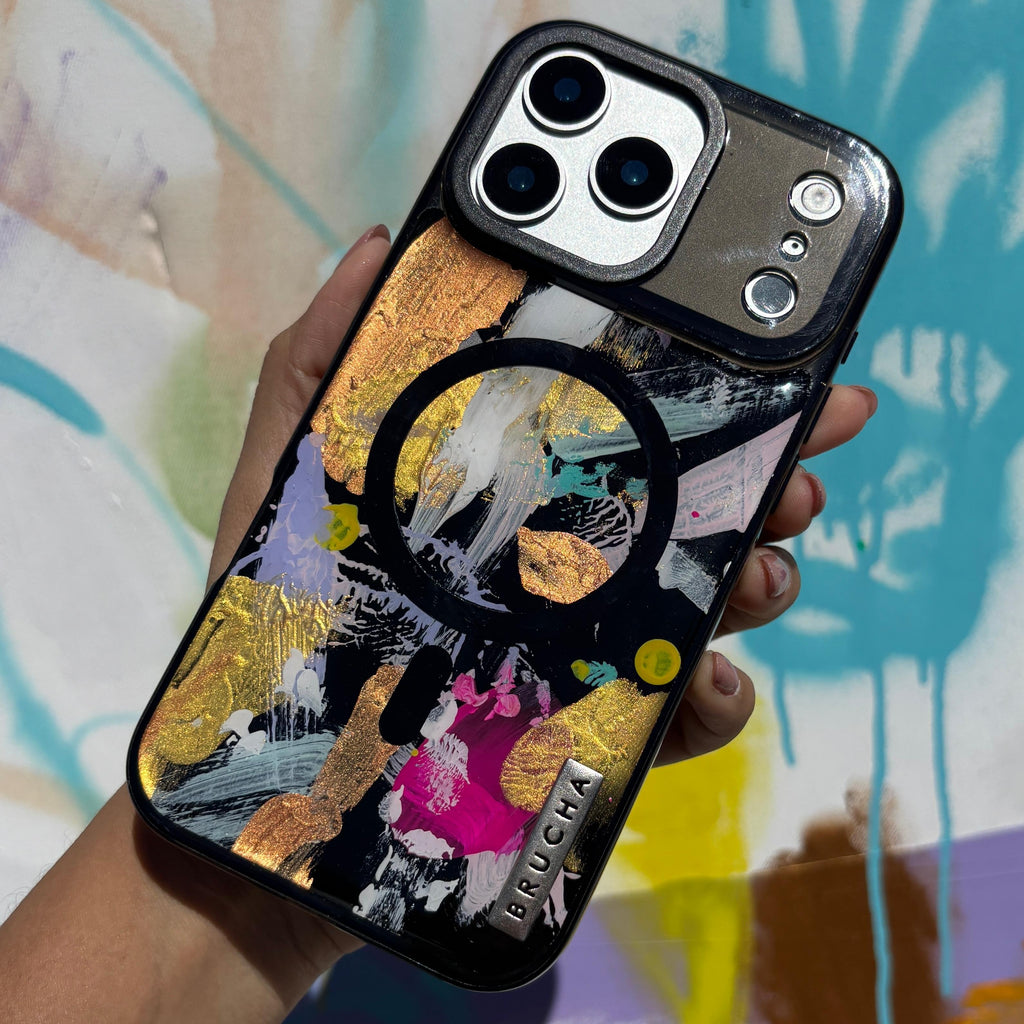 Funda Magsafe ultra protectora pintada a mano para iPhone 17 Pro Max - Breeze