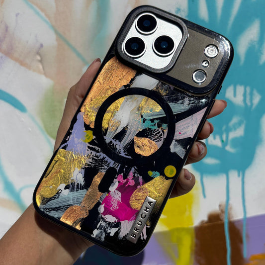 Funda Magsafe ultra protectora pintada a mano para iPhone 17 Pro Max - Breeze