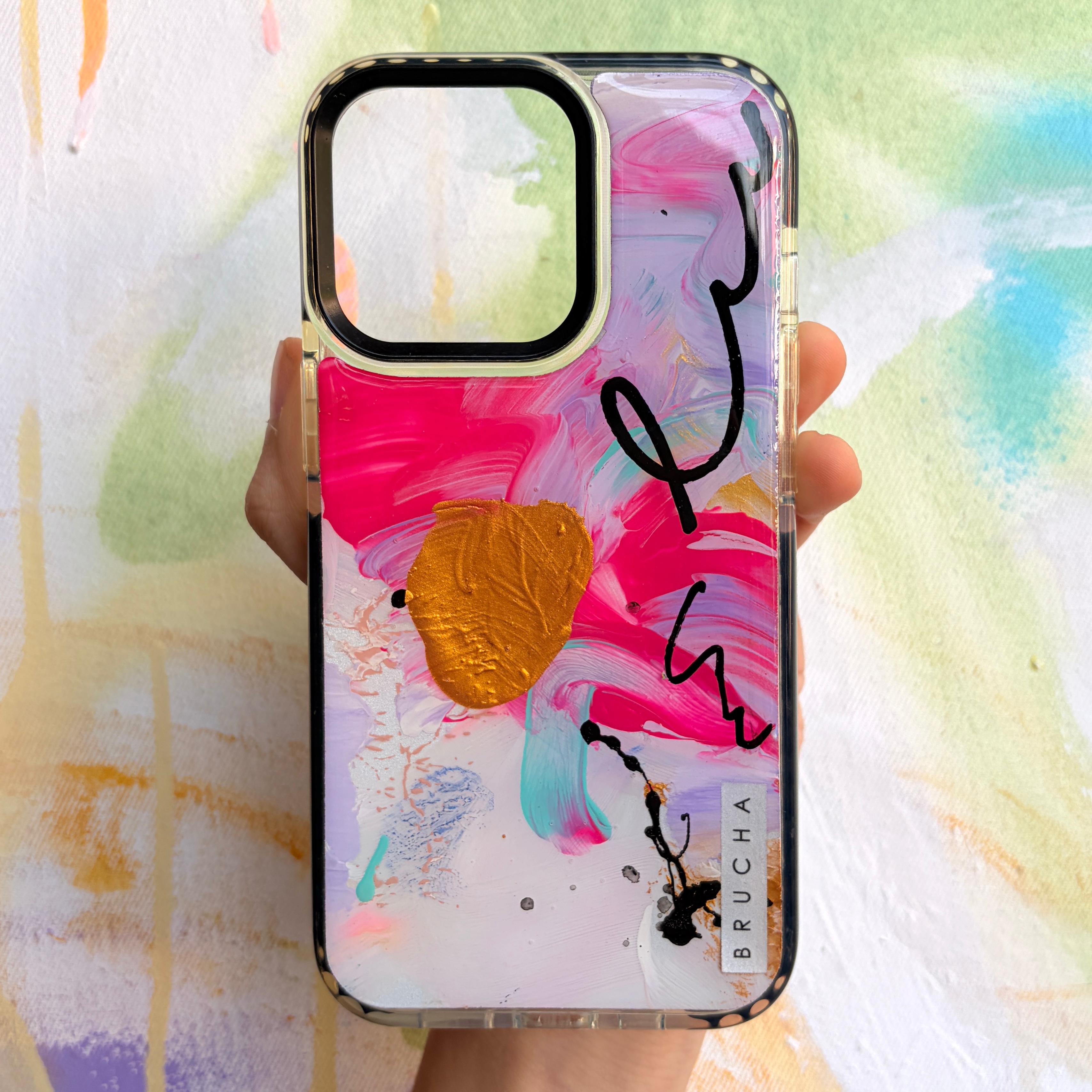 Funda ultra protectora pintada a mano para iPhone 13 Pro - Devid