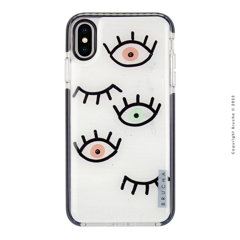 Funda ultra protectora pintada a mano para iPhone Xs Max - EYES