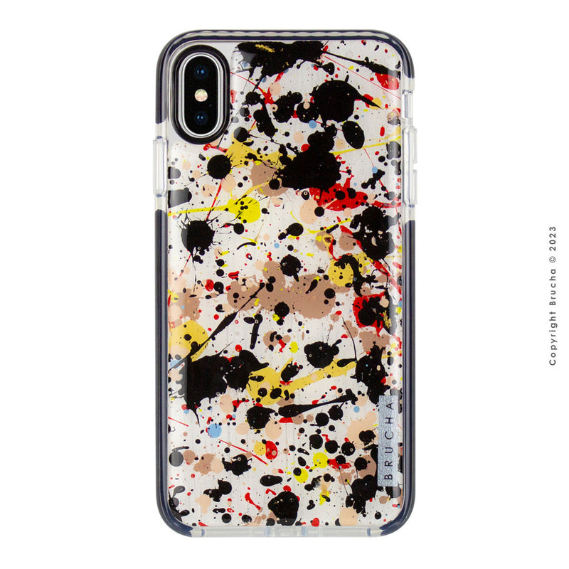 Funda ultra protectora pintada a mano para iPhone Xs Max - Pollock