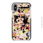 Funda ultra protectora pintada a mano para iPhone X/XS - Pollock