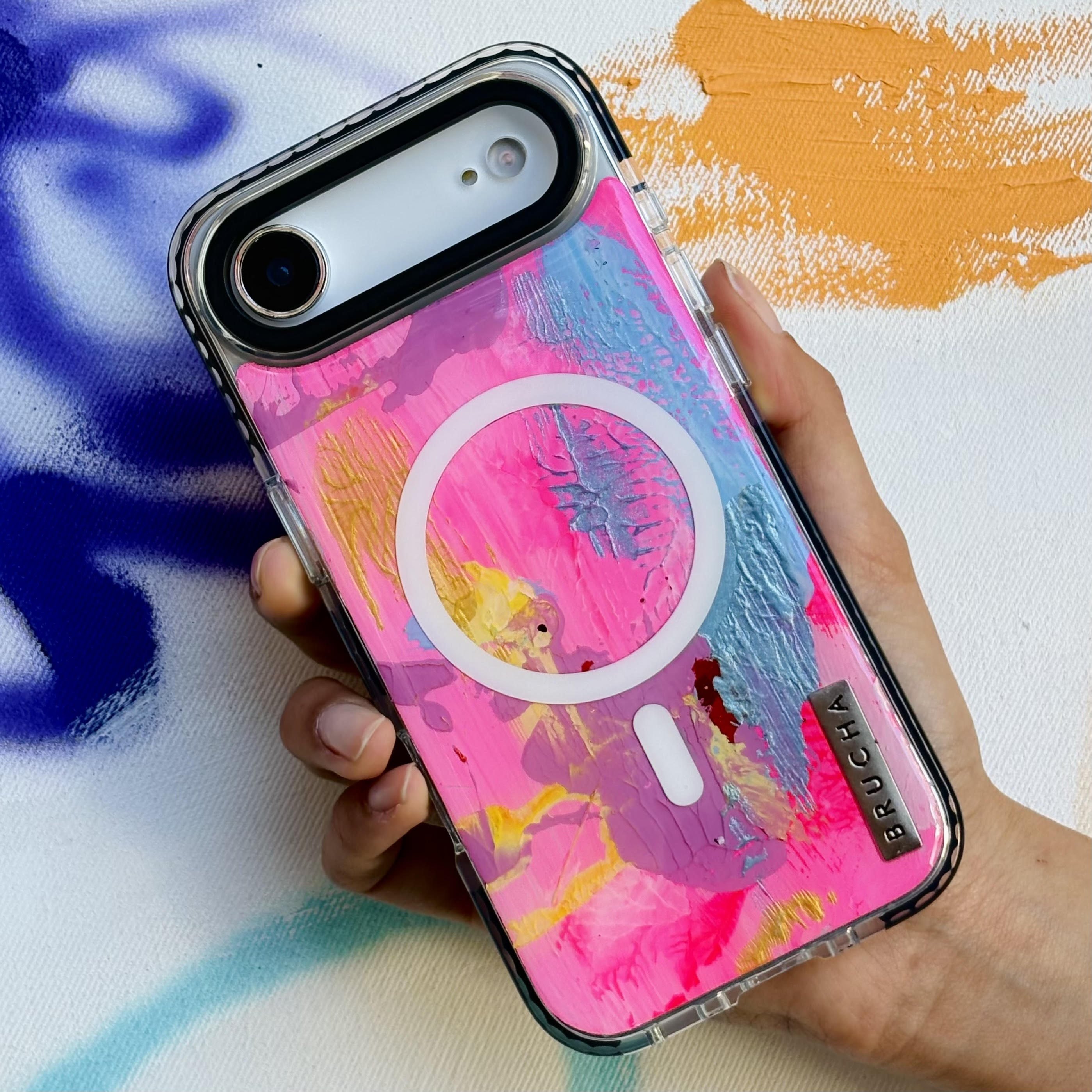 Funda Magsafe ultra protectora pintada a mano para iPhone 17 Air - Suri
