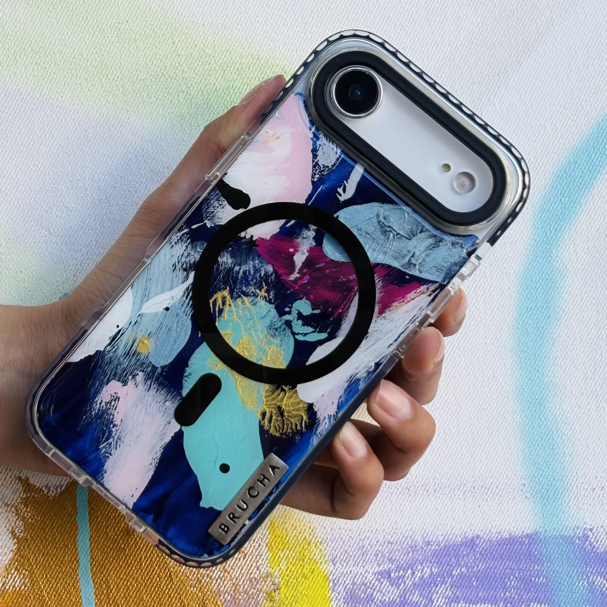 Funda Magsafe ultra protectora pintada a mano para iPhone 17 Air - Vanu