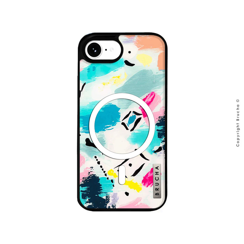 Funda Magsafe ultra protectora pintada a mano para iPhone 16e - Luca