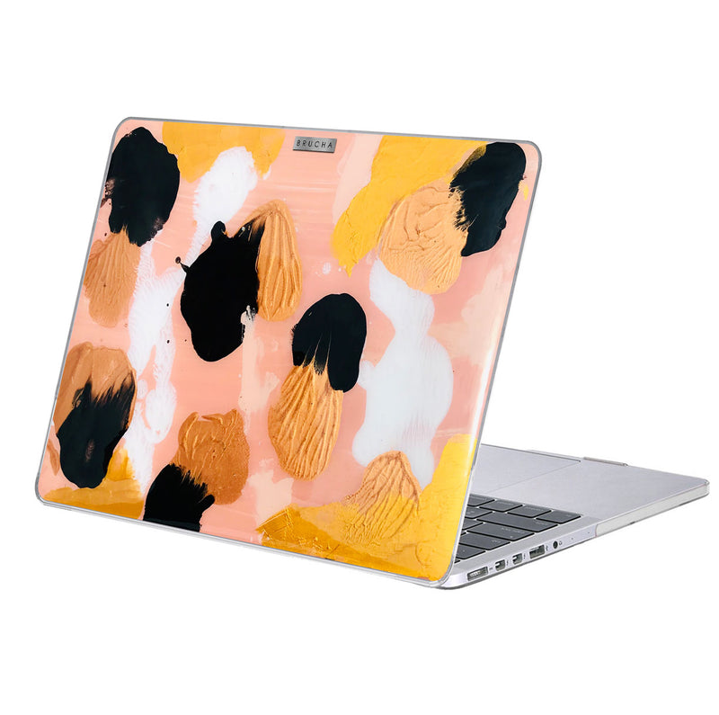 Funda ultra protectora para MacBook Air 11" pintada a mano pieza única - Lina
