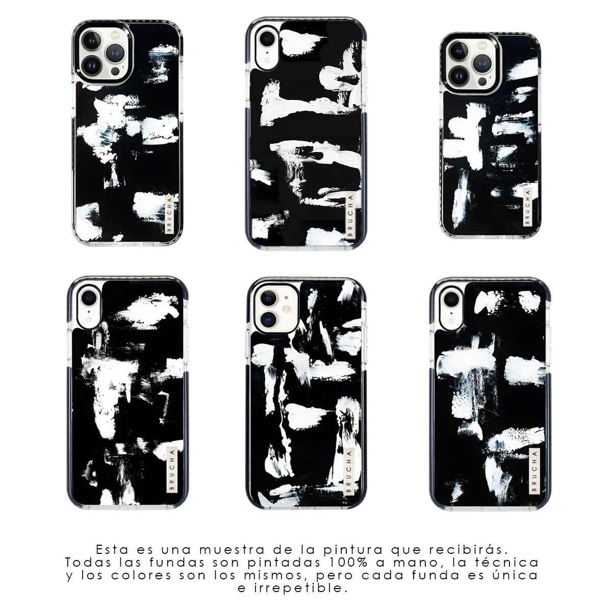Set de funda ultra resistente, holder match y mica, pintada a mano para iPhone -  Dublín